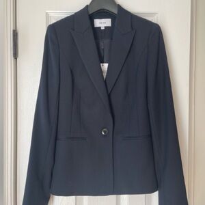 New Reiss Navy Textured Suit Size 2